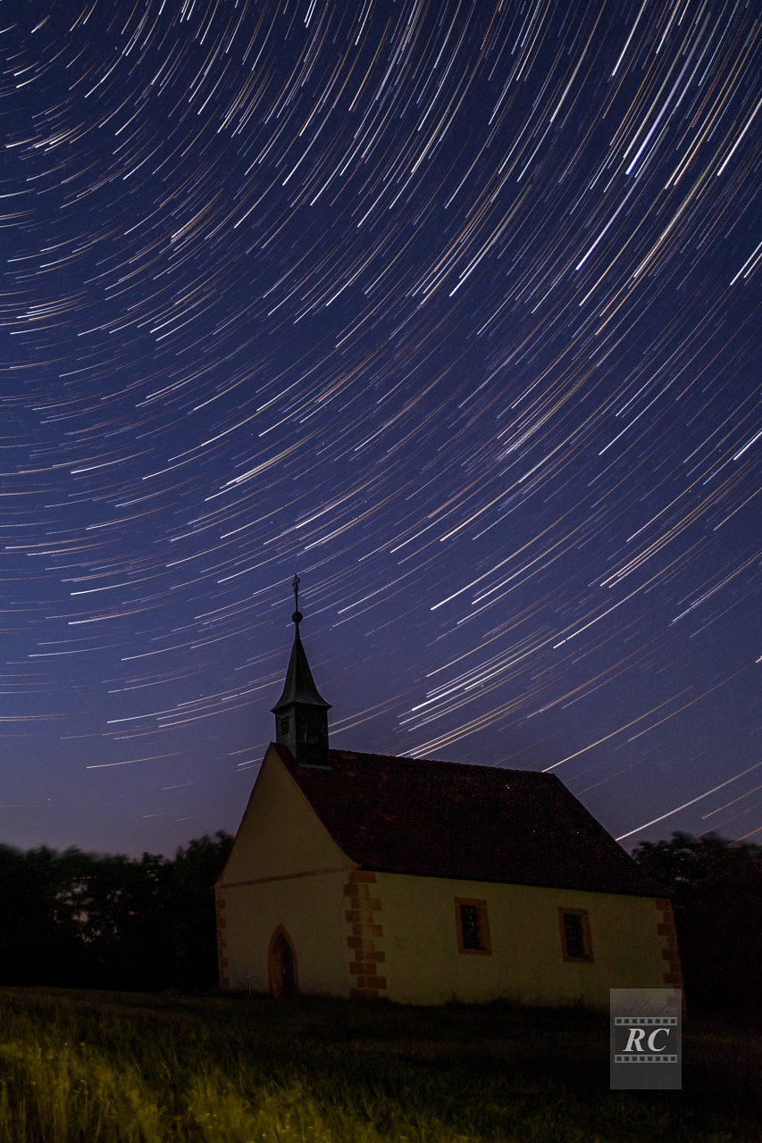 Walberla, Sterne, Milchstraße und ein abendliches Picknick